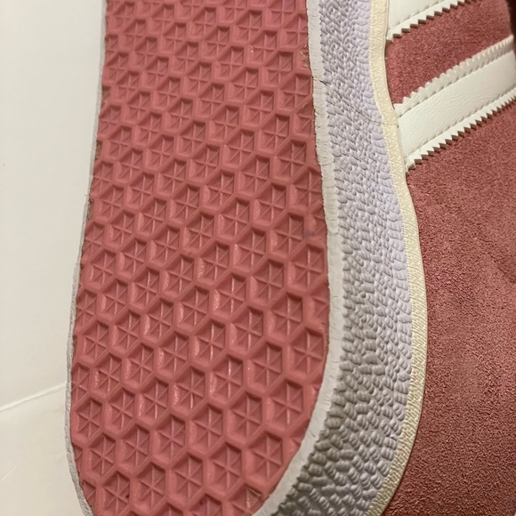 adidas Gazelle Pink and White Sneakers - Picture 8 of 12